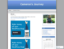 Tablet Screenshot of cameronjordan.wordpress.com