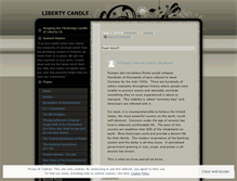 Tablet Screenshot of libertycandle.wordpress.com