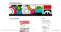 Desktop Screenshot of josefaltenriederer.wordpress.com