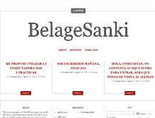 Tablet Screenshot of belagesanki.wordpress.com