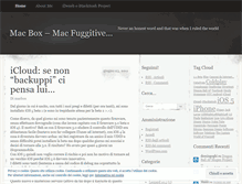 Tablet Screenshot of macbox.wordpress.com