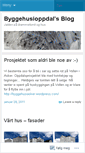 Mobile Screenshot of byggehusioppdal.wordpress.com