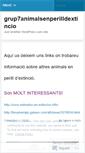 Mobile Screenshot of grup7animalsenperilldextincio.wordpress.com