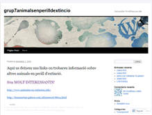 Tablet Screenshot of grup7animalsenperilldextincio.wordpress.com