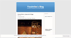 Desktop Screenshot of foodmiles.wordpress.com