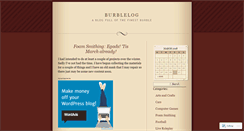 Desktop Screenshot of burblelog.wordpress.com