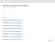 Tablet Screenshot of ligaescobedoctm.wordpress.com