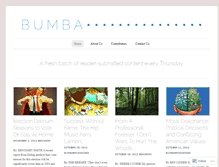 Tablet Screenshot of bumbabroadsides.wordpress.com