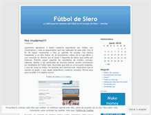 Tablet Screenshot of futboldesiero.wordpress.com