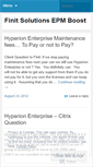 Mobile Screenshot of finitsolutions.wordpress.com