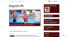Desktop Screenshot of deporteflv.wordpress.com
