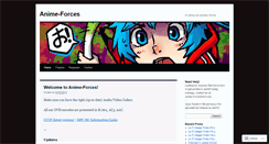 Desktop Screenshot of animeforces.wordpress.com