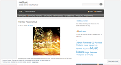 Desktop Screenshot of metmusic.wordpress.com