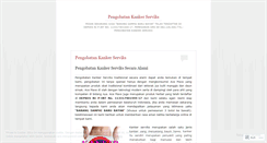 Desktop Screenshot of pengobatankankerserviks05.wordpress.com