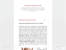 Tablet Screenshot of pengobatankankerserviks05.wordpress.com