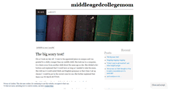 Desktop Screenshot of middleagedcollegemom.wordpress.com