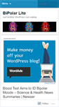 Mobile Screenshot of bipolarlite.wordpress.com
