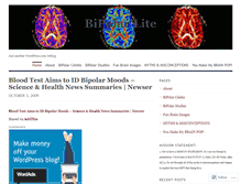 Tablet Screenshot of bipolarlite.wordpress.com