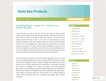 Tablet Screenshot of deadseaspa.wordpress.com