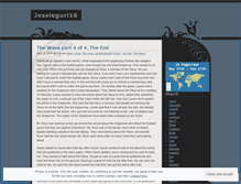 Tablet Screenshot of jessica161.wordpress.com