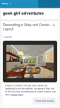 Mobile Screenshot of geekgirlfinds.wordpress.com