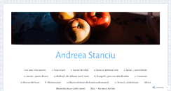 Desktop Screenshot of andreeastanciu.wordpress.com