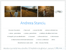 Tablet Screenshot of andreeastanciu.wordpress.com