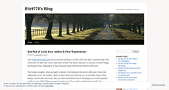 Desktop Screenshot of eliz9778.wordpress.com