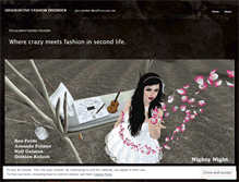 Tablet Screenshot of dissociativefashion.wordpress.com