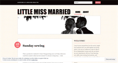 Desktop Screenshot of littlemissmarried.wordpress.com