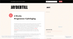 Desktop Screenshot of jaydebtill.wordpress.com