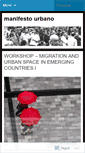 Mobile Screenshot of manifesturbano.wordpress.com