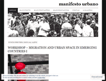 Tablet Screenshot of manifesturbano.wordpress.com