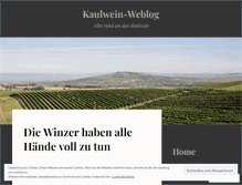 Tablet Screenshot of kaulwein.wordpress.com
