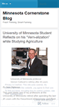 Mobile Screenshot of minnesotacornerstone.wordpress.com