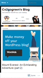 Mobile Screenshot of co2gogreen.wordpress.com