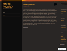 Tablet Screenshot of cassiepicard.wordpress.com