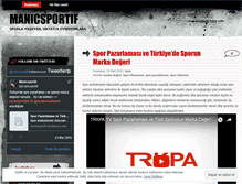 Tablet Screenshot of manicsportif.wordpress.com