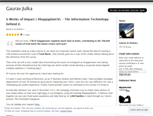 Tablet Screenshot of gauravjulka.wordpress.com