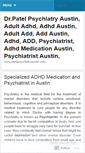 Mobile Screenshot of patelpsychiatryaustin.wordpress.com