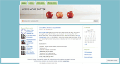 Desktop Screenshot of morebutter.wordpress.com