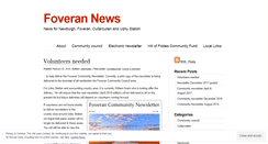 Desktop Screenshot of foverannews.wordpress.com