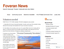 Tablet Screenshot of foverannews.wordpress.com