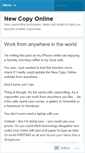 Mobile Screenshot of newcopy.wordpress.com
