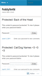 Mobile Screenshot of fuzzybatz.wordpress.com