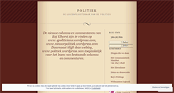 Desktop Screenshot of politiek.wordpress.com