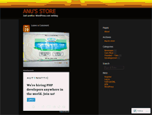 Tablet Screenshot of anustore.wordpress.com