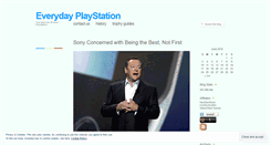 Desktop Screenshot of everydayplaystation.wordpress.com