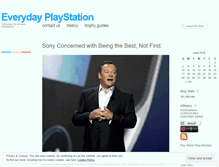 Tablet Screenshot of everydayplaystation.wordpress.com