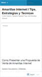Mobile Screenshot of amarillasinternet7.wordpress.com